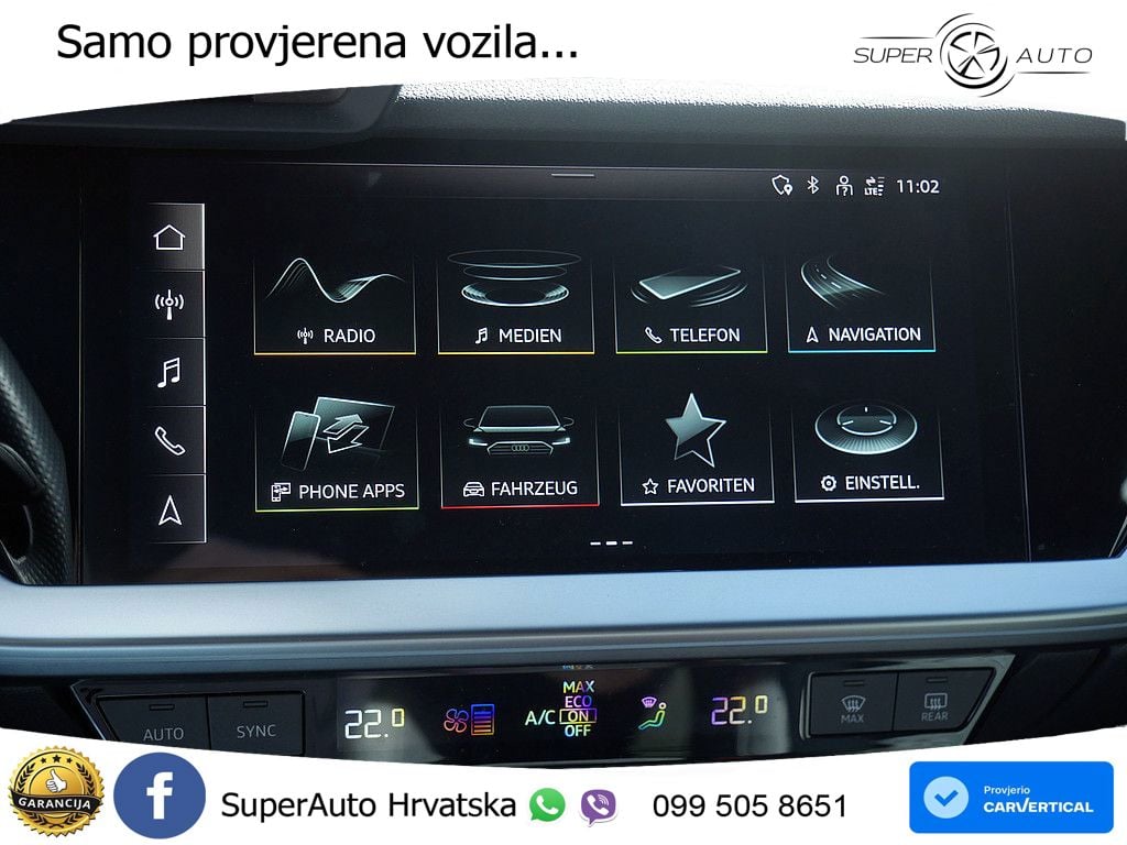 Audi A3 40 TFSIe (204 KS) S tronic LED+GR SJED+ACC