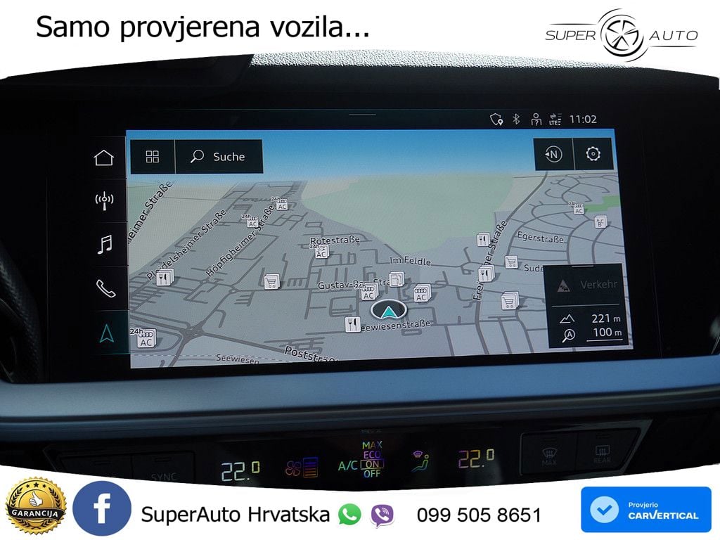 Audi A3 40 TFSIe (204 KS) S tronic LED+GR SJED+ACC