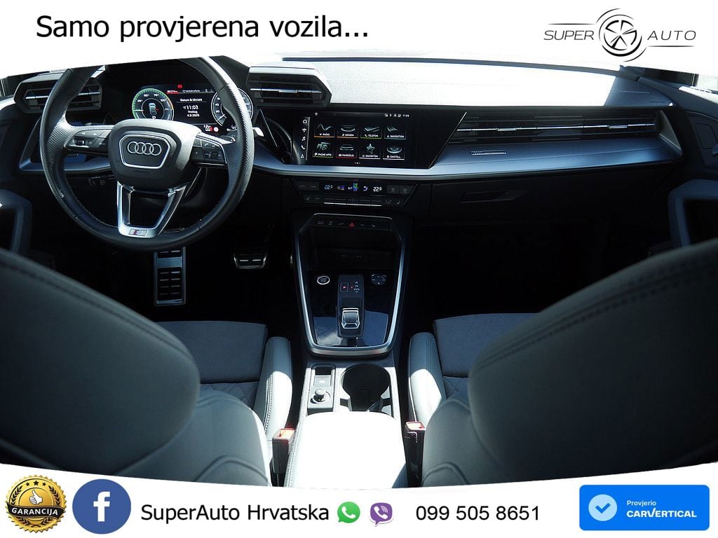 Audi A3 40 TFSIe (204 KS) S tronic LED+GR SJED+ACC