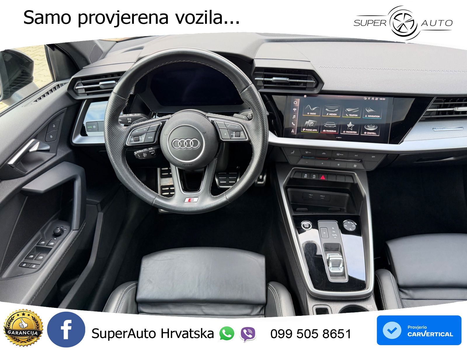 Audi A3 35 TDI (150 KS) S tronic S line LED+ACC