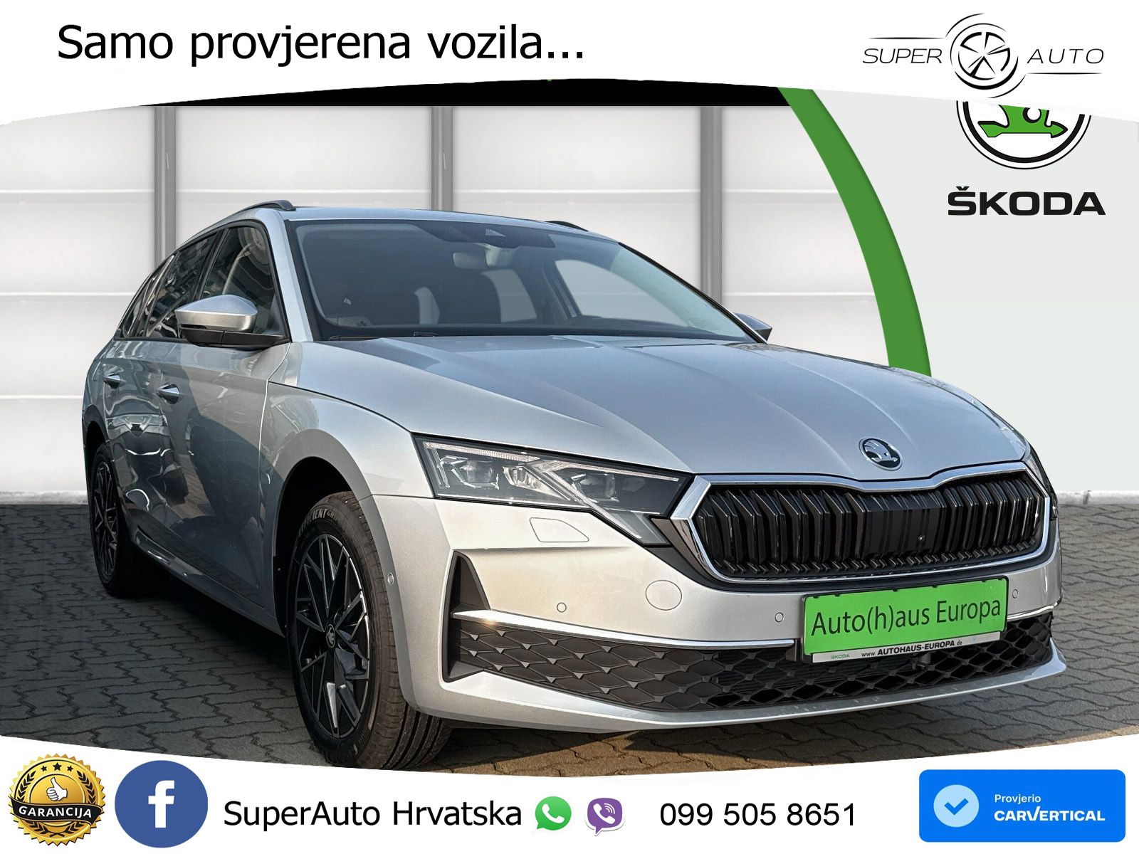 Škoda Octavia Combi 2.0 TDI (150 KS) DSG Selection LED+GR SJED+ACC
