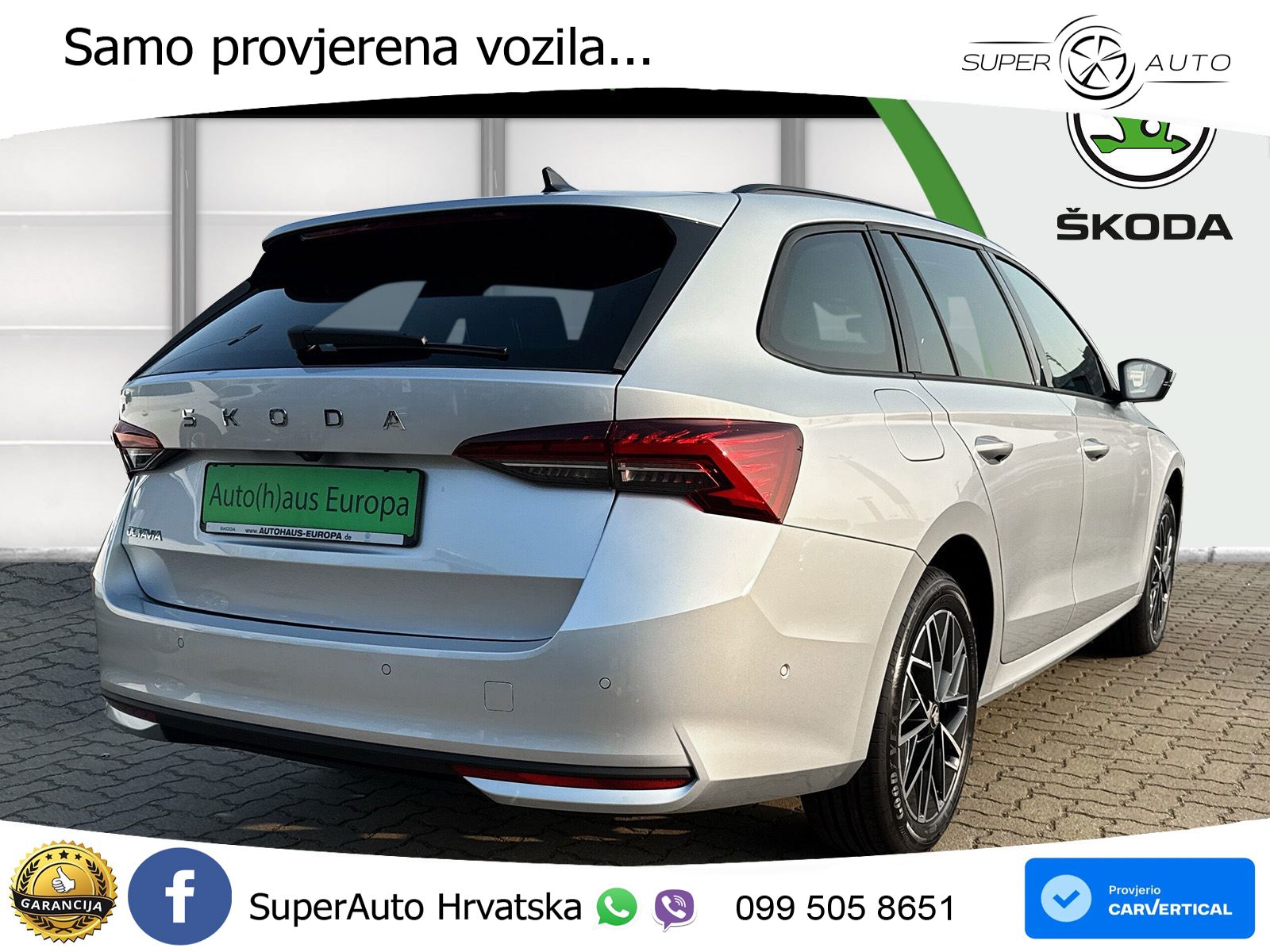 Škoda Octavia Combi 2.0 TDI (150 KS) DSG Selection LED+GR SJED+ACC