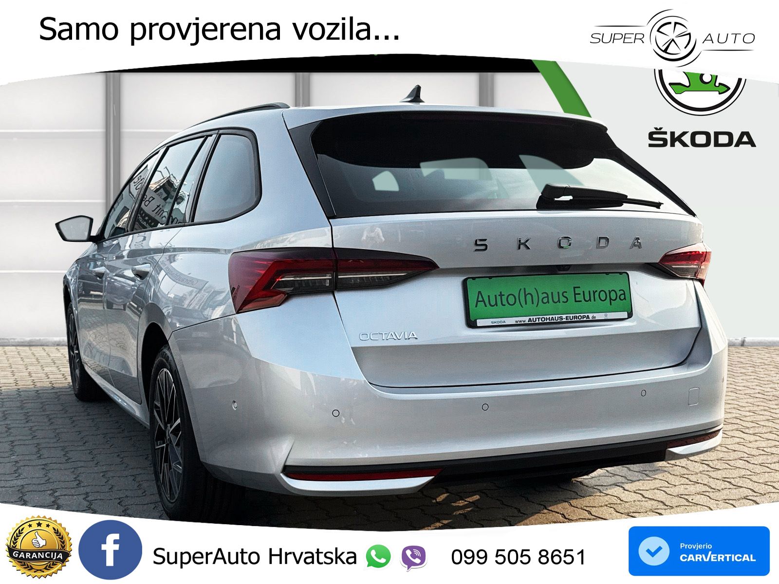 Škoda Octavia Combi 2.0 TDI (150 KS) DSG Selection LED+GR SJED+ACC