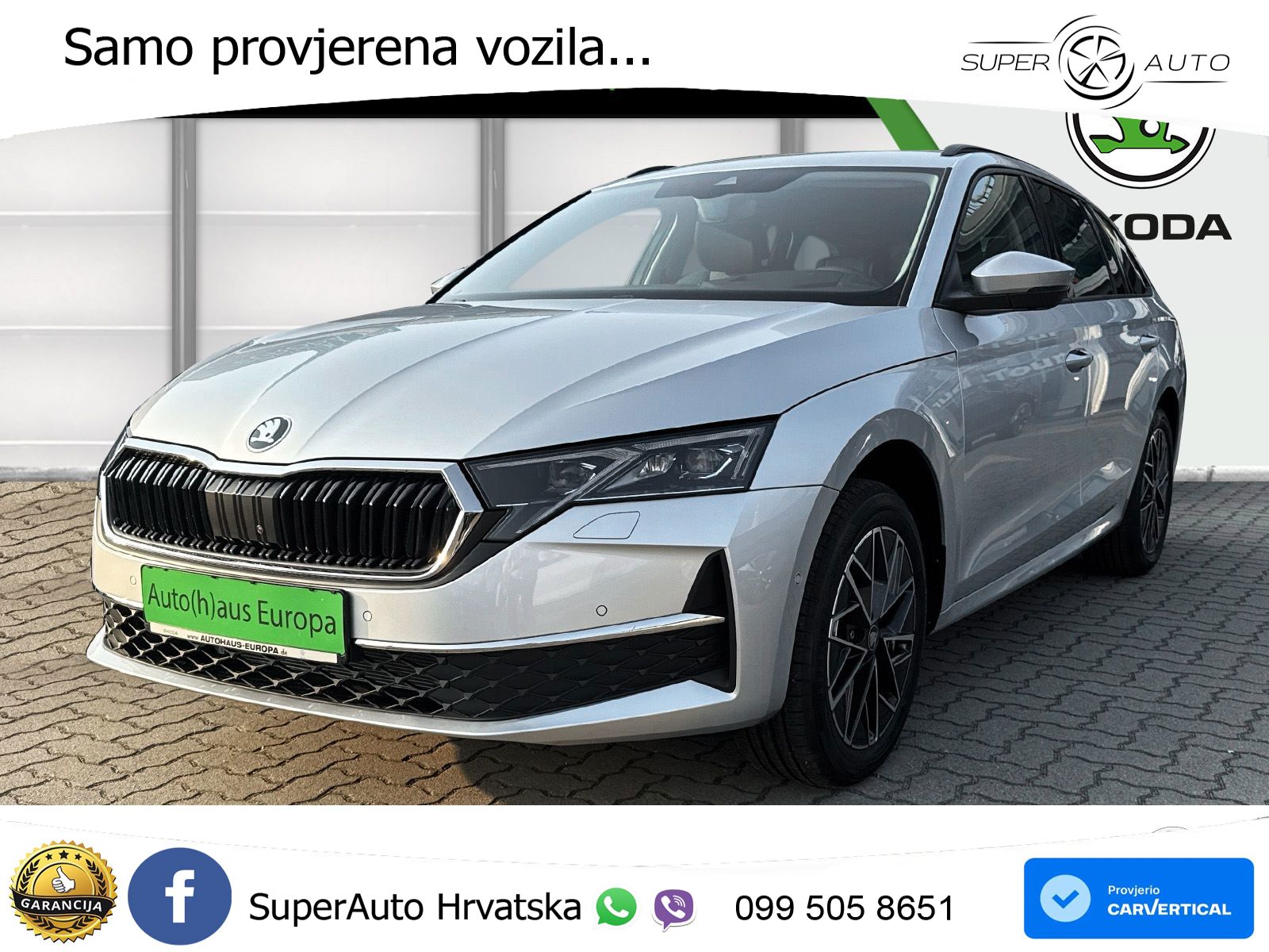 Škoda Octavia Combi 2.0 TDI (150 KS) DSG Selection LED+GR SJED+ACC