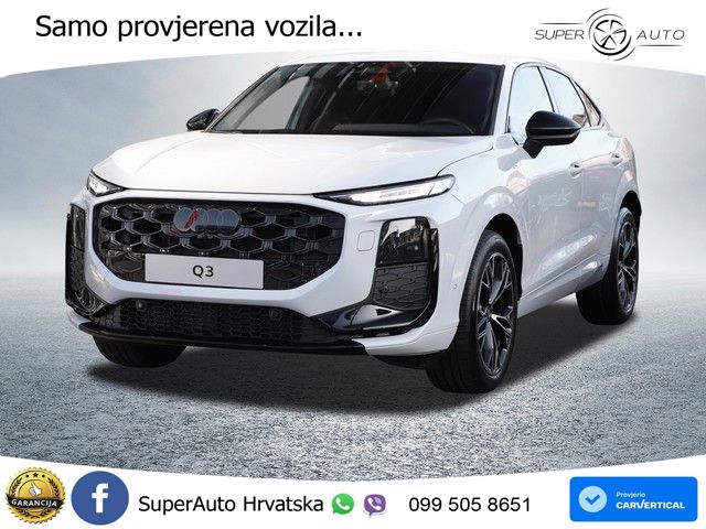 Audi Q3 Sportback 2.0 TDI (150 KS) S tronic 2x S line LED+GR SJED+ACC