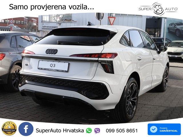 Audi Q3 Sportback 2.0 TDI (150 KS) S tronic 2x S line LED+GR SJED+ACC