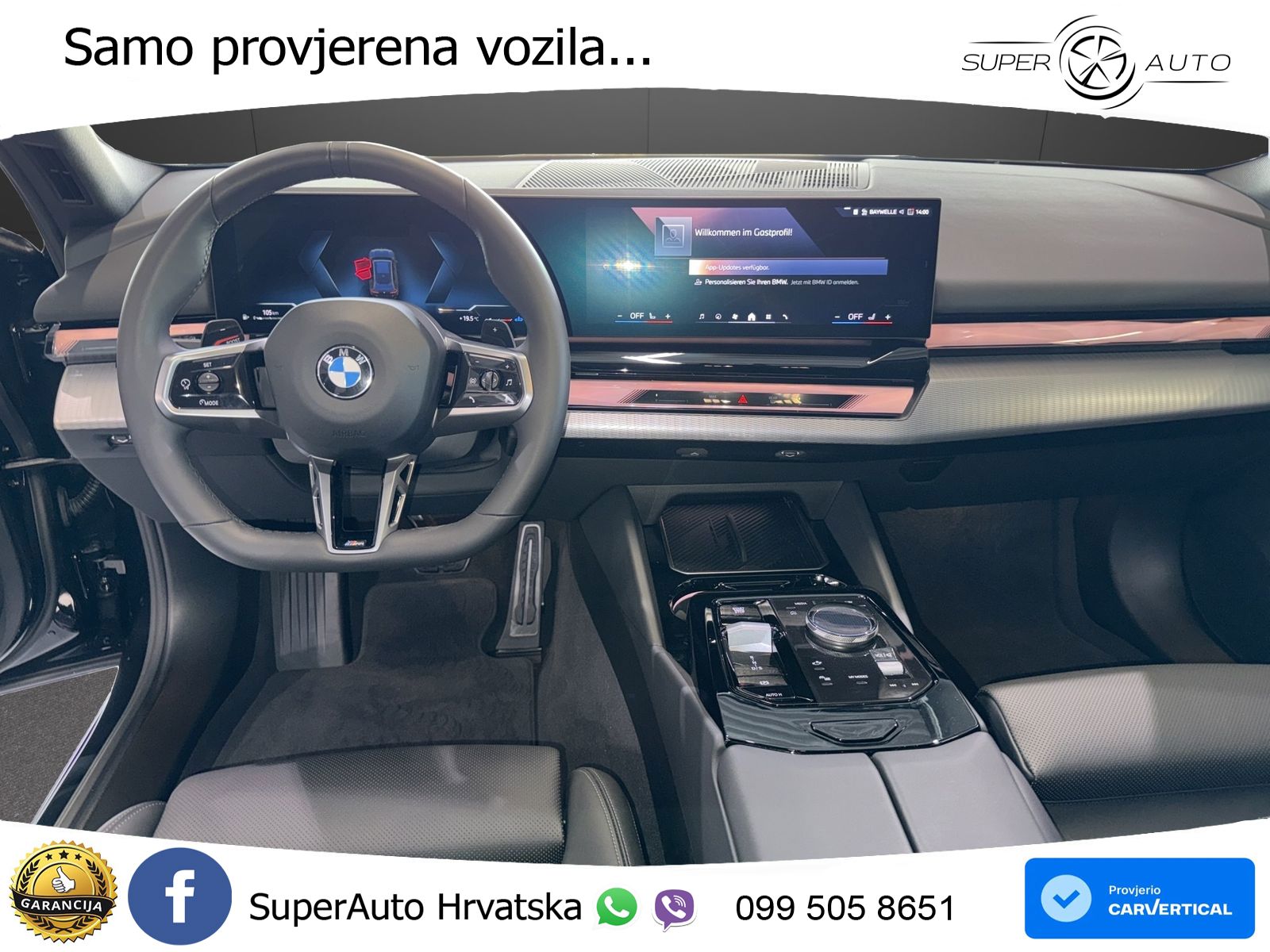 BMW 520i Touring (208 KS) Steptronic M Sport LED+GR SJED+ACC