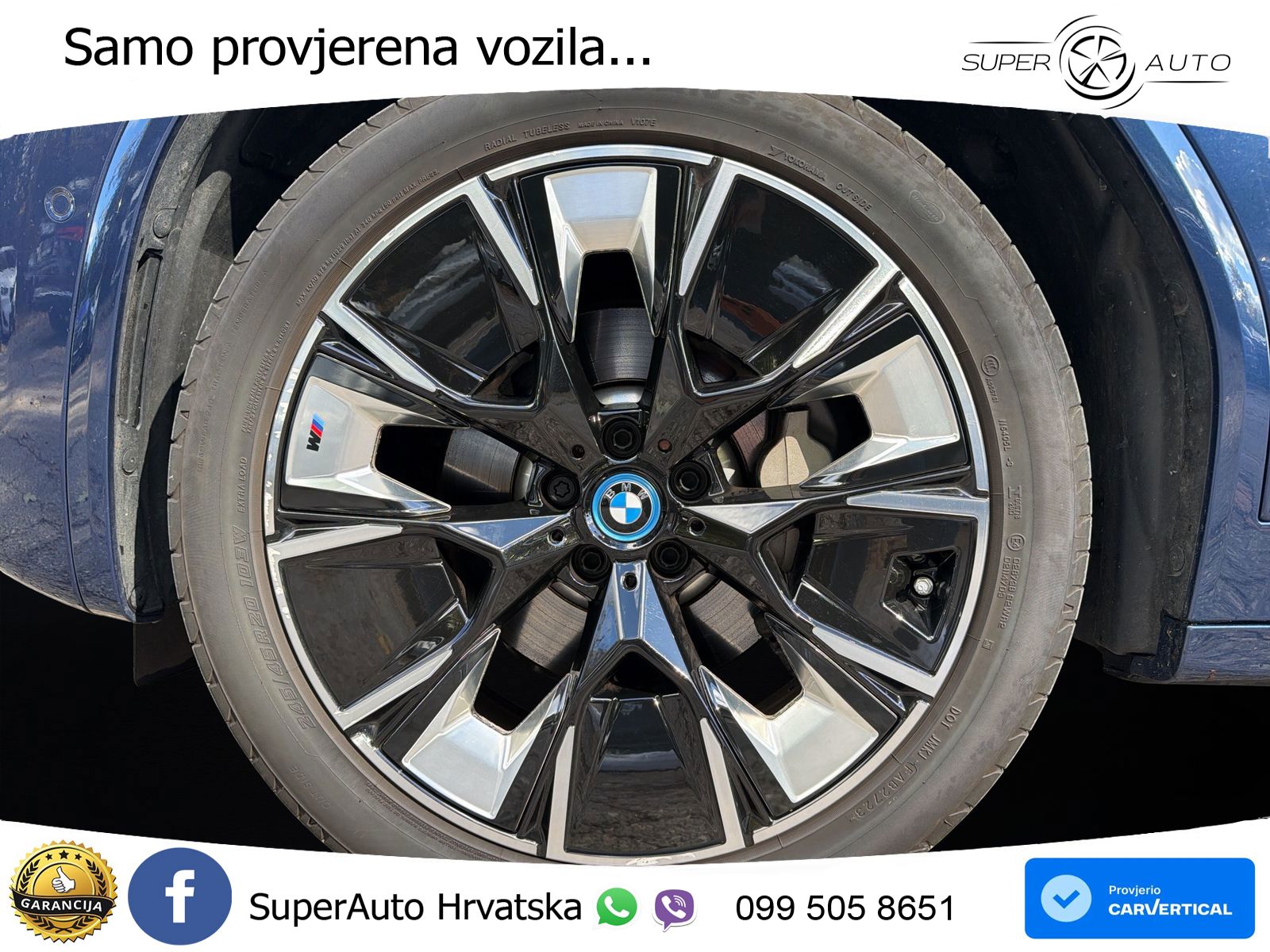 BMW iX3 80 kWh (286 KS) M Sport LED+GR SJED+ACC