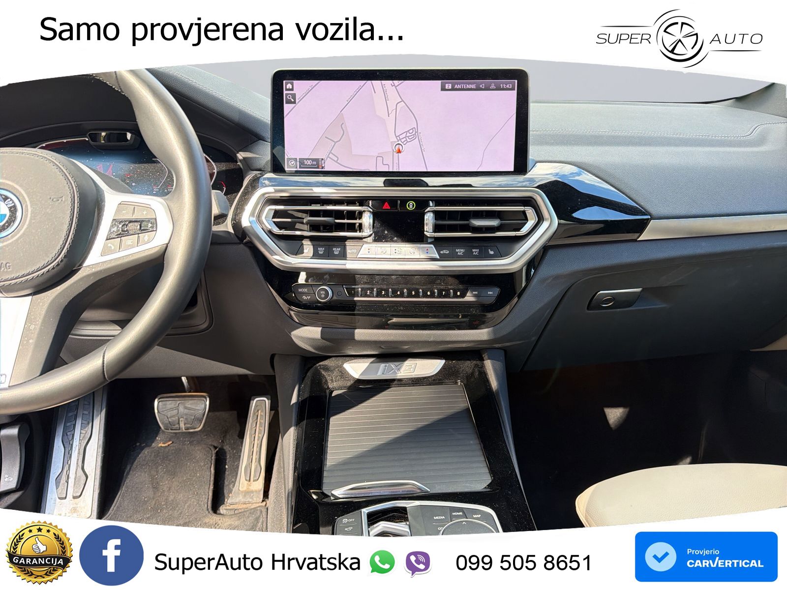 BMW iX3 80 kWh (286 KS) M Sport LED+GR SJED+ACC