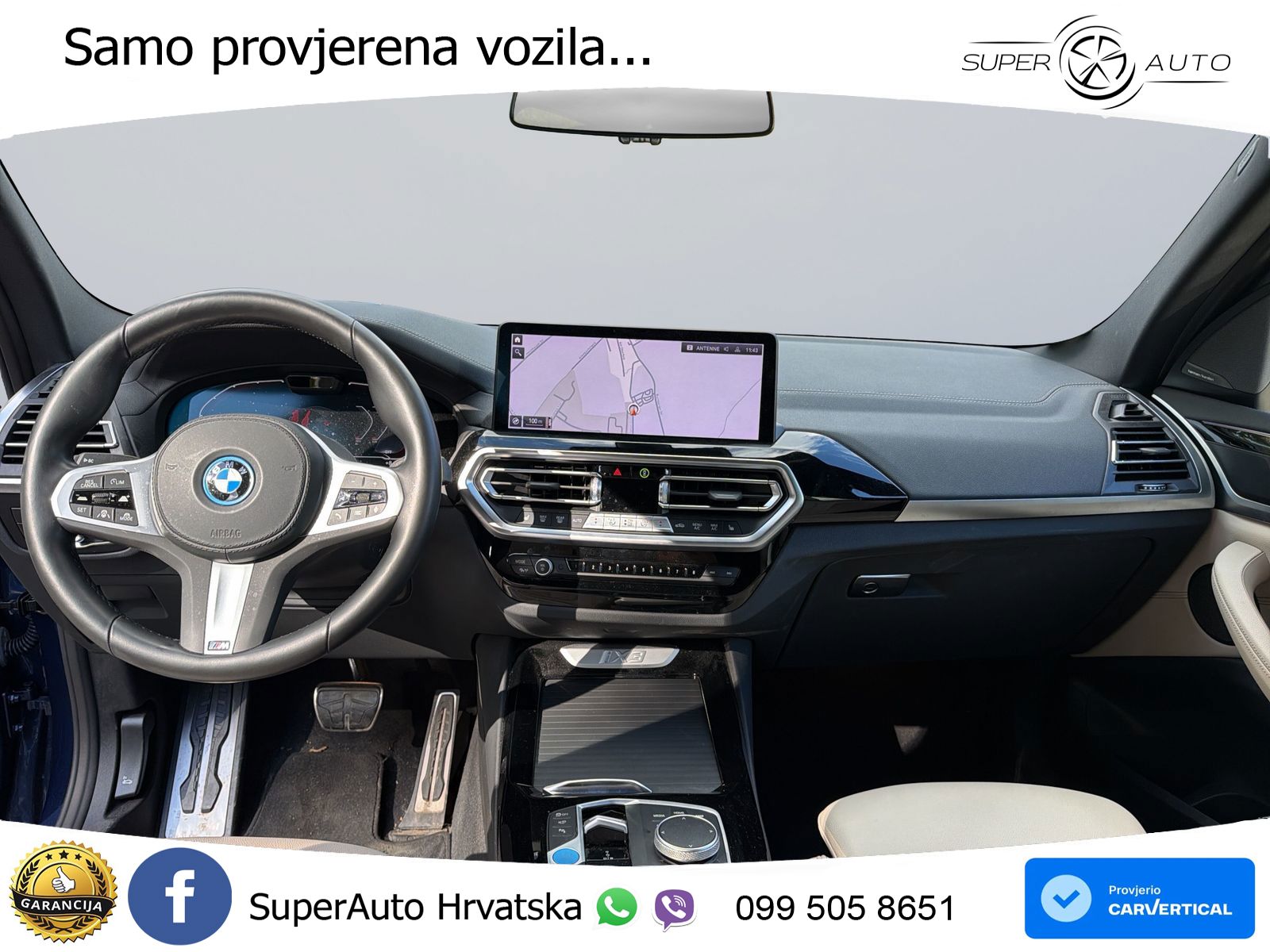 BMW iX3 80 kWh (286 KS) M Sport LED+GR SJED+ACC