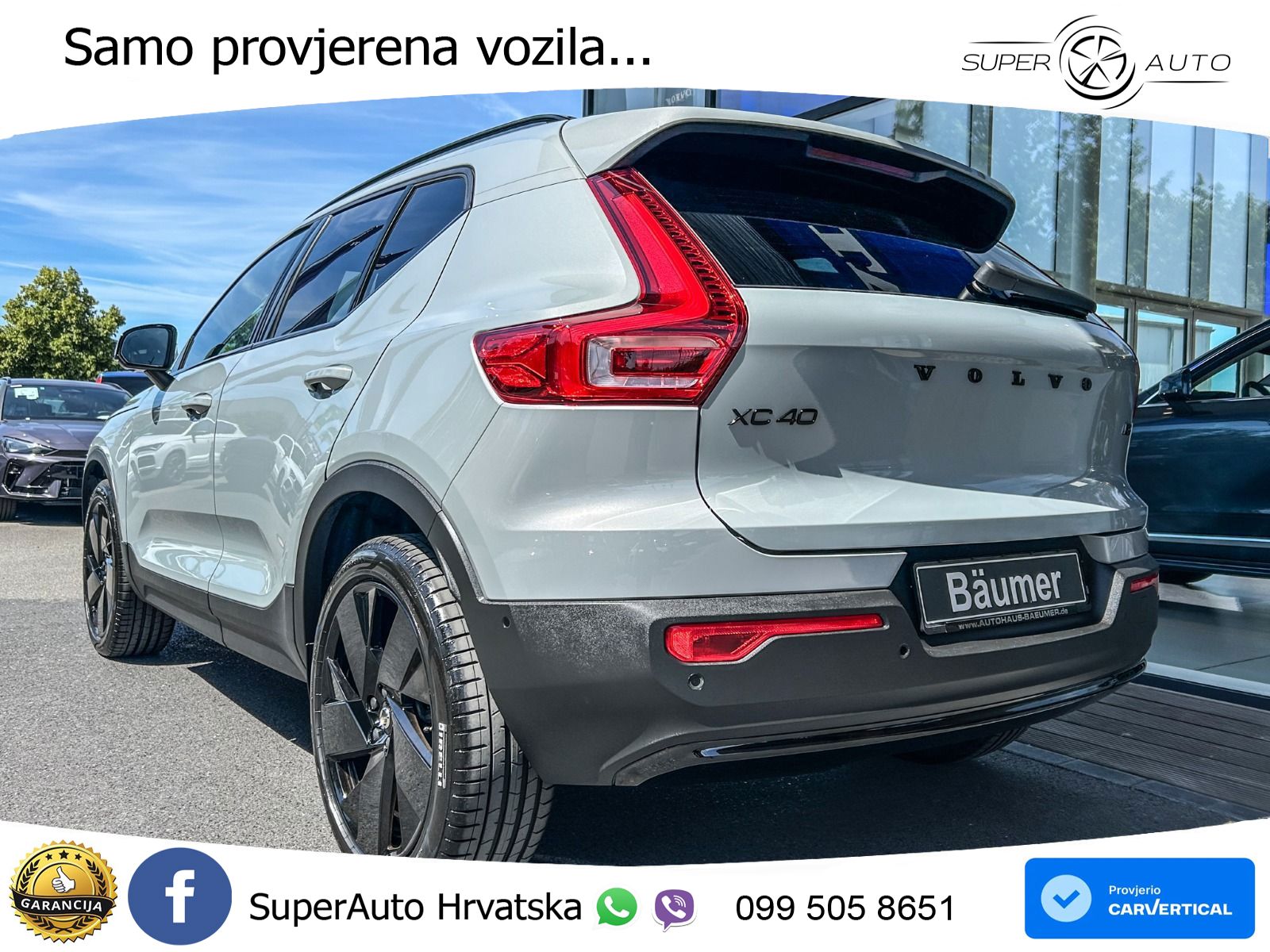 Volvo XC40 2.0 B3 163 KS Automatic ACC+GR SJED+360+PANO