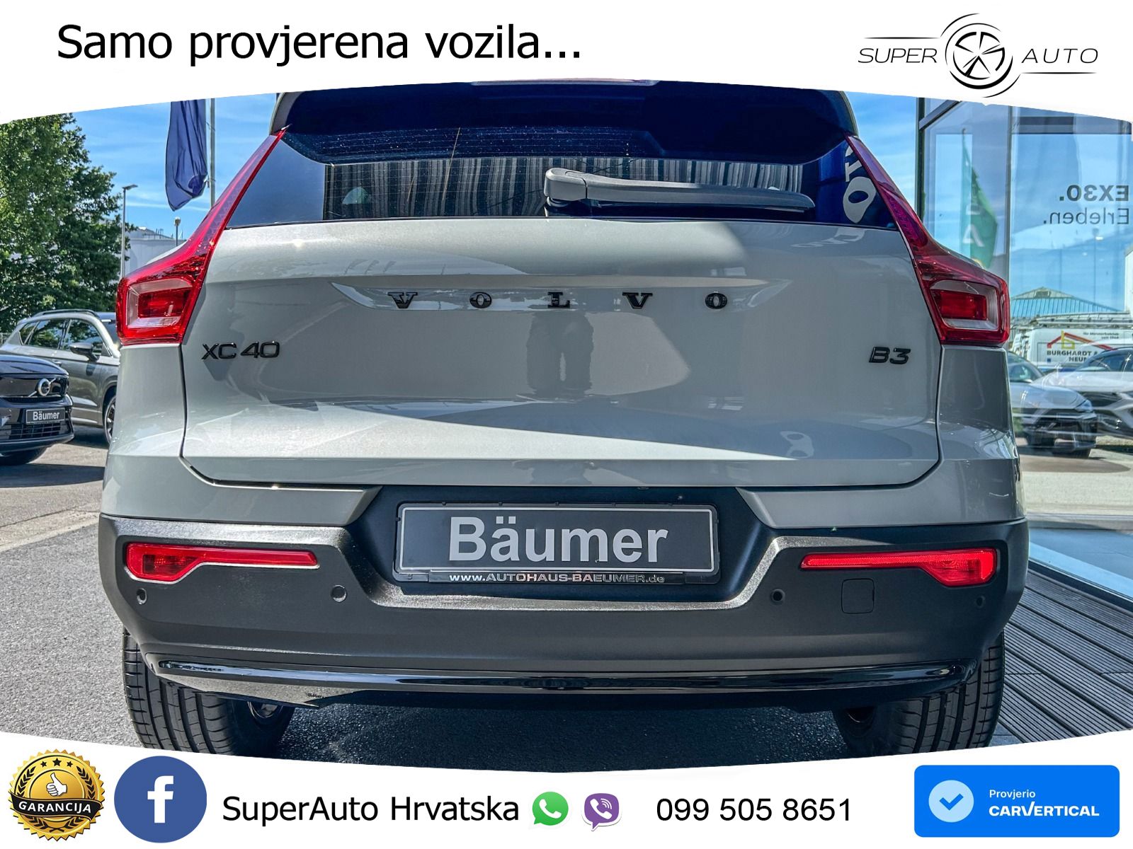 Volvo XC40 2.0 B3 163 KS Automatic ACC+GR SJED+360+PANO