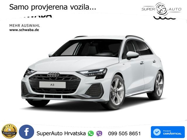 Audi A3 35 TFSI (150 KS) S tronic S line LED+GR SJED+ACC