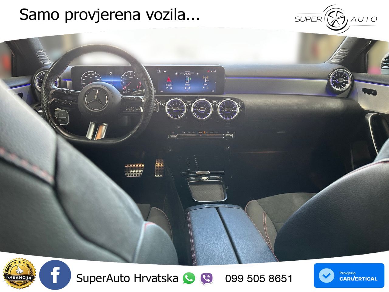 Mercedes-Benz A 200 7G-DCT AMG LED+GR SJED+ACC
