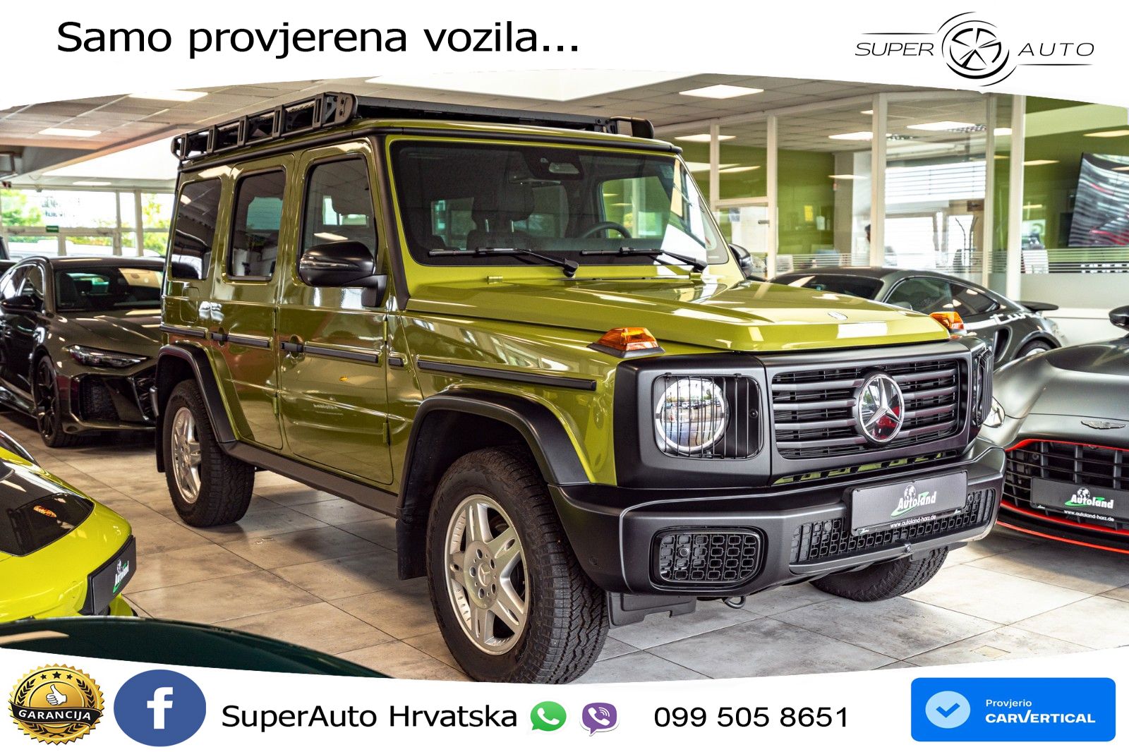 Mercedes G 450d Long (367 KS) 4MATIC 9G-TRONIC ZRAČNI+ACC+4xGR SJED+360