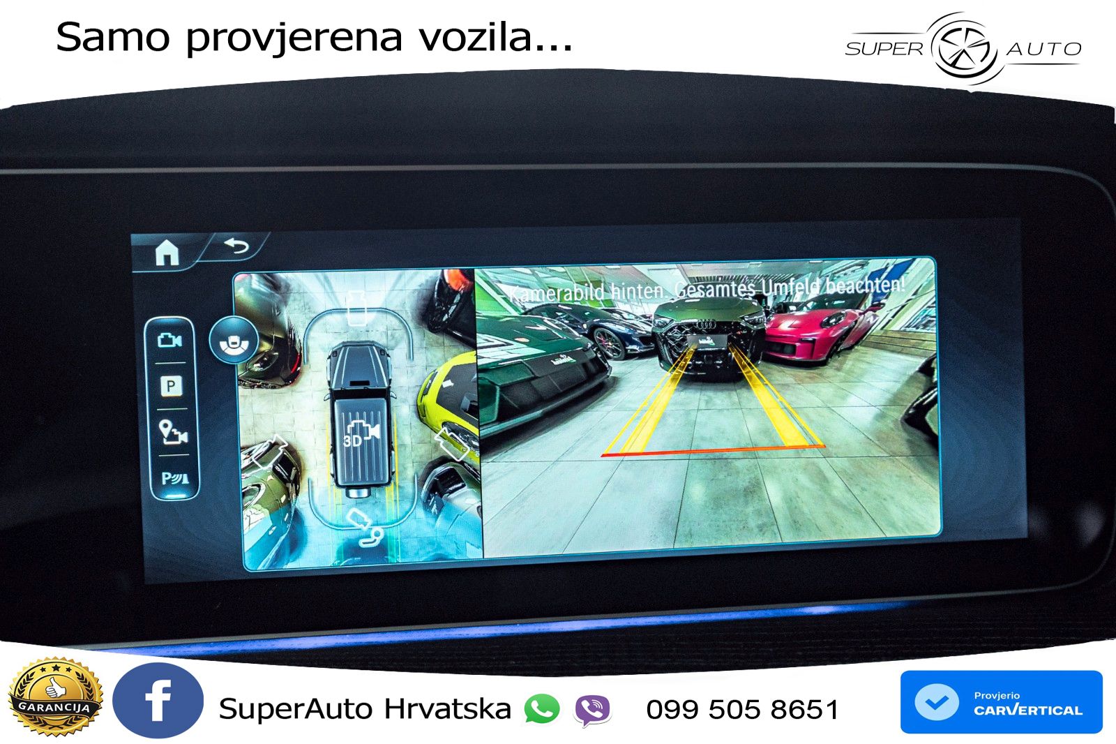 Mercedes G 450d Long (367 KS) 4MATIC 9G-TRONIC ZRAČNI+ACC+4xGR SJED+360