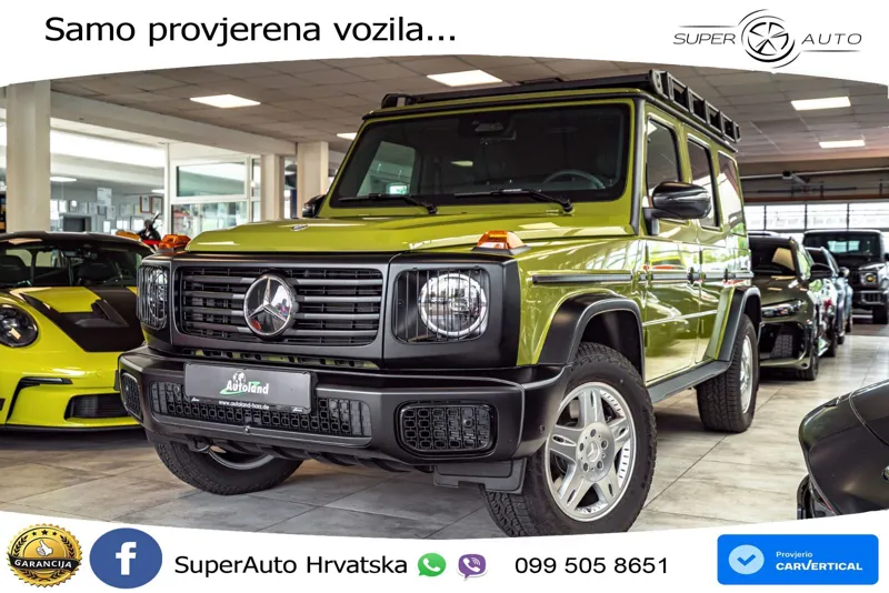 Mercedes G 450d Long (367 KS) 4MATIC 9G-TRONIC ZRAČNI+ACC+4xGR SJED+360