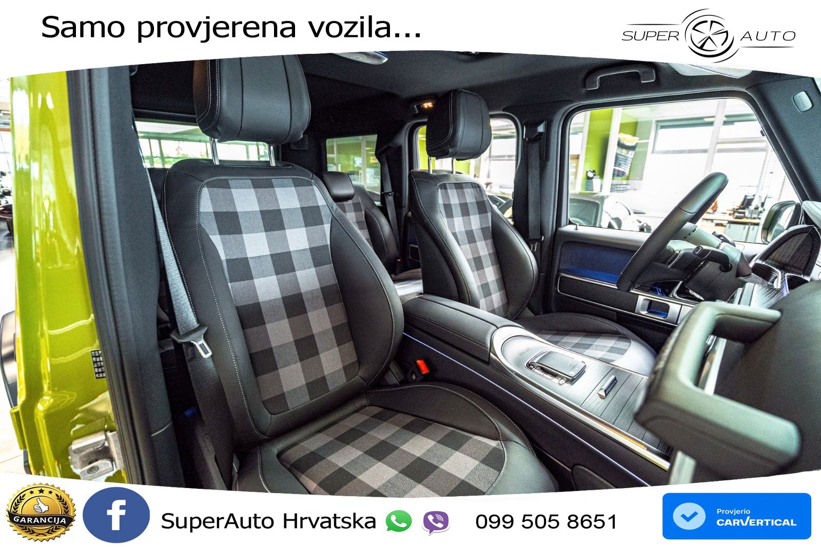 Mercedes G 450d Long (367 KS) 4MATIC 9G-TRONIC ZRAČNI+ACC+4xGR SJED+360