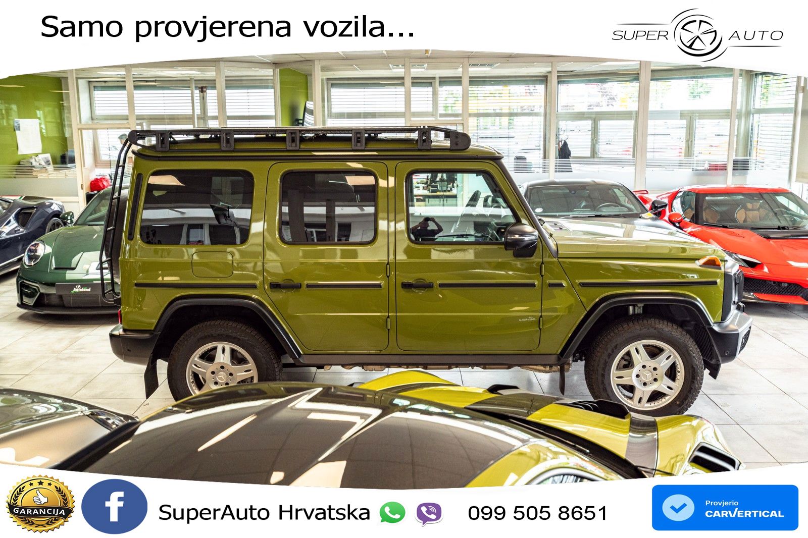 Mercedes G 450d Long (367 KS) 4MATIC 9G-TRONIC ZRAČNI+ACC+4xGR SJED+360