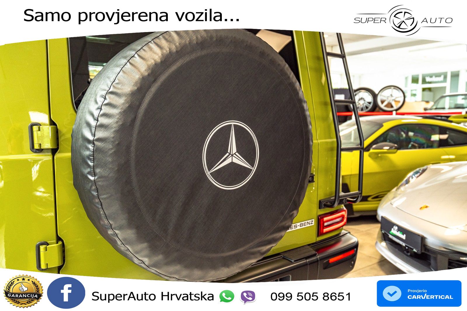 Mercedes G 450d Long (367 KS) 4MATIC 9G-TRONIC ZRAČNI+ACC+4xGR SJED+360