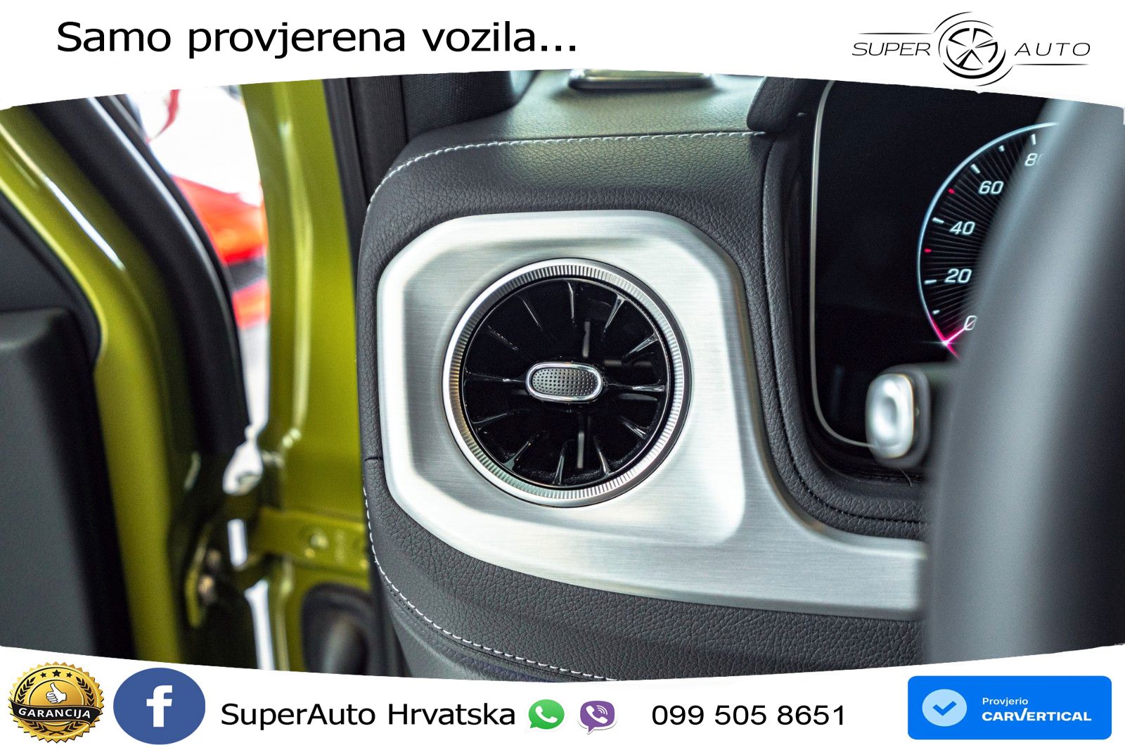 Mercedes G 450d Long (367 KS) 4MATIC 9G-TRONIC ZRAČNI+ACC+4xGR SJED+360