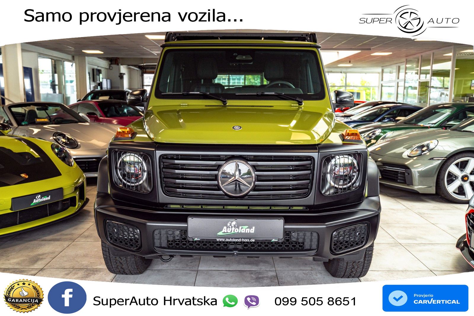 Mercedes G 450d Long (367 KS) 4MATIC 9G-TRONIC ZRAČNI+ACC+4xGR SJED+360