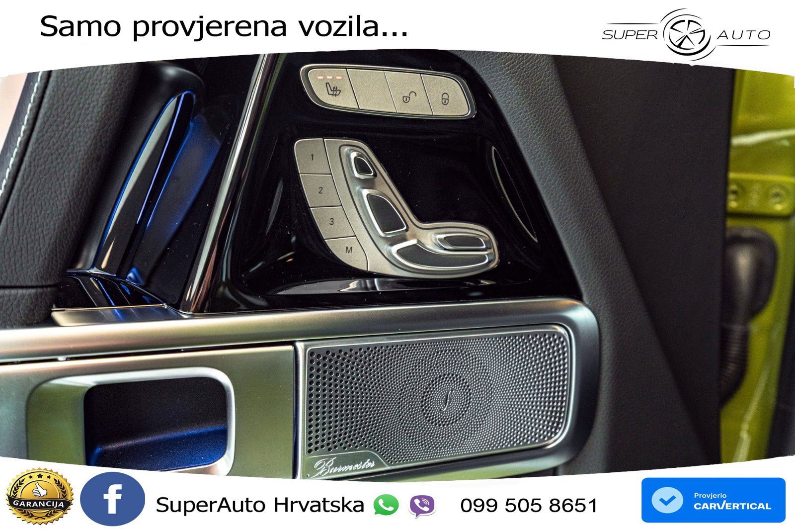 Mercedes G 450d Long (367 KS) 4MATIC 9G-TRONIC ZRAČNI+ACC+4xGR SJED+360