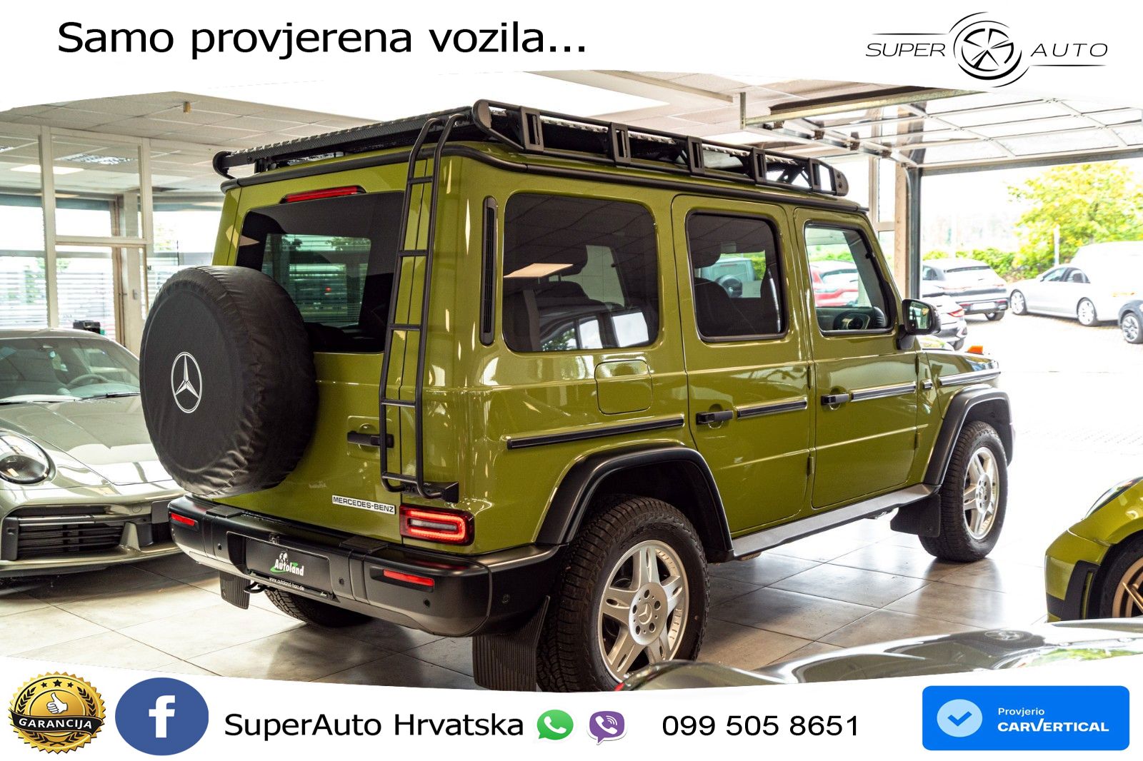 Mercedes G 450d Long (367 KS) 4MATIC 9G-TRONIC ZRAČNI+ACC+4xGR SJED+360