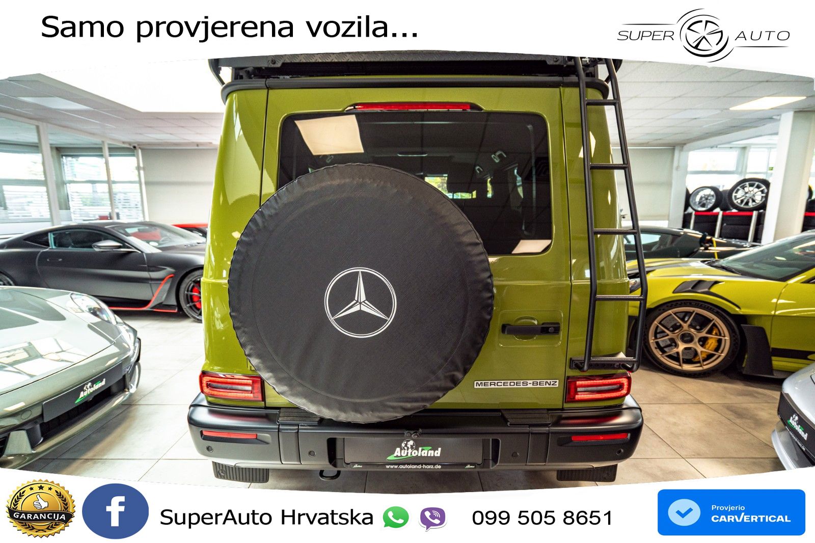 Mercedes G 450d Long (367 KS) 4MATIC 9G-TRONIC ZRAČNI+ACC+4xGR SJED+360