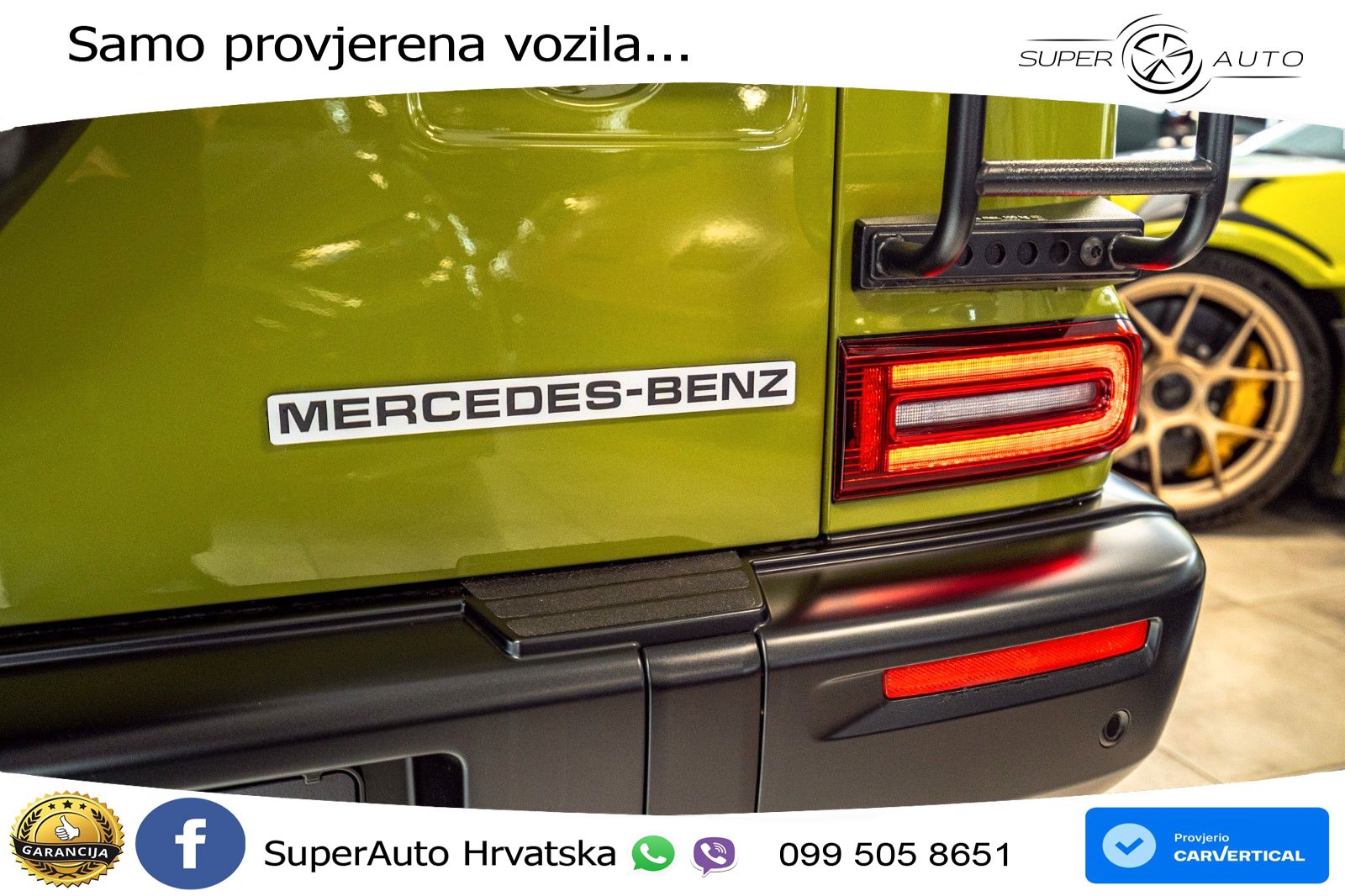 Mercedes G 450d Long (367 KS) 4MATIC 9G-TRONIC ZRAČNI+ACC+4xGR SJED+360