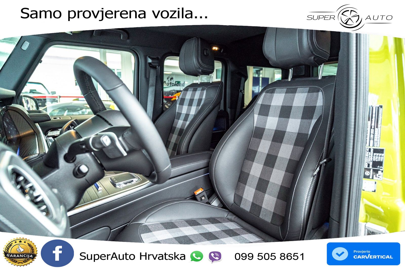 Mercedes G 450d Long (367 KS) 4MATIC 9G-TRONIC ZRAČNI+ACC+4xGR SJED+360