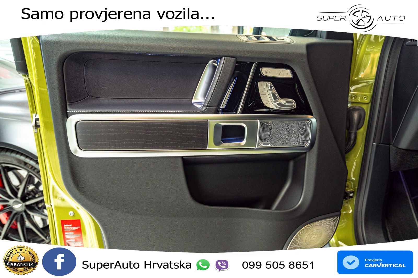 Mercedes G 450d Long (367 KS) 4MATIC 9G-TRONIC ZRAČNI+ACC+4xGR SJED+360
