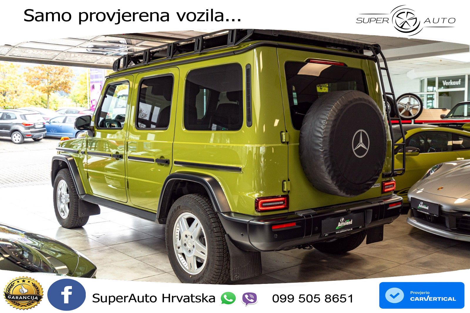 Mercedes G 450d Long (367 KS) 4MATIC 9G-TRONIC ZRAČNI+ACC+4xGR SJED+360