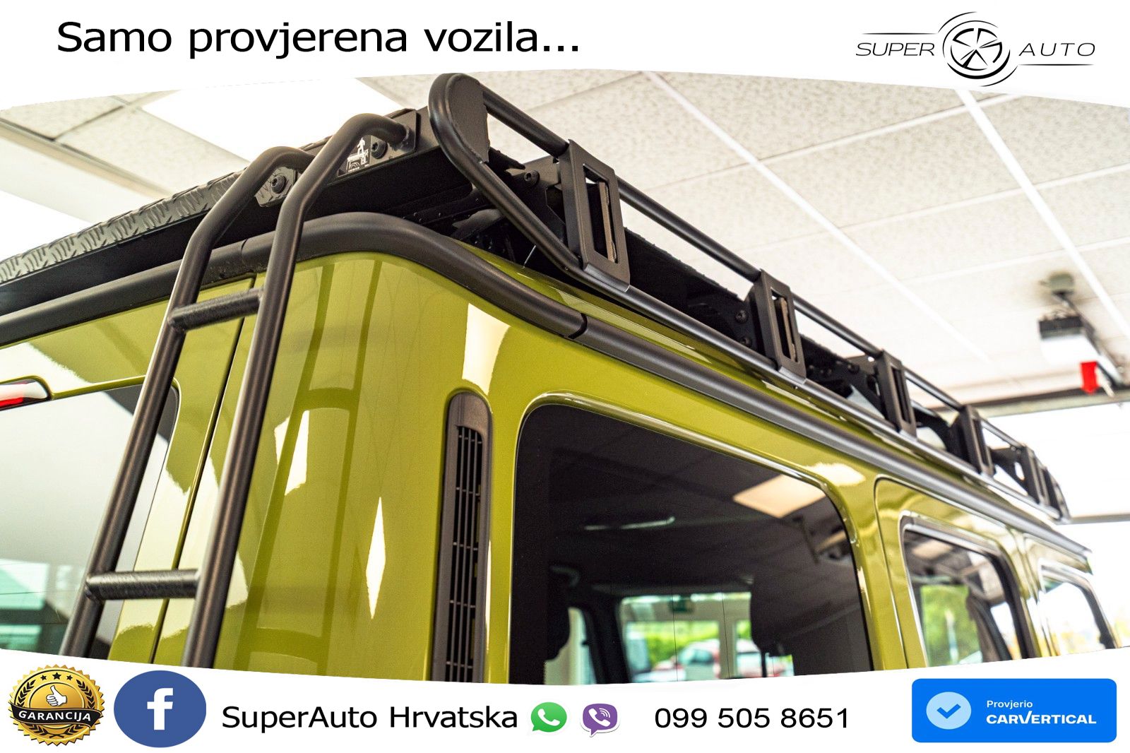 Mercedes G 450d Long (367 KS) 4MATIC 9G-TRONIC ZRAČNI+ACC+4xGR SJED+360