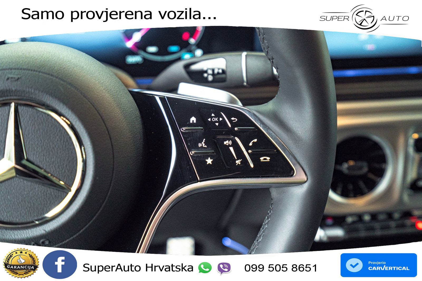 Mercedes G 450d Long (367 KS) 4MATIC 9G-TRONIC ZRAČNI+ACC+4xGR SJED+360