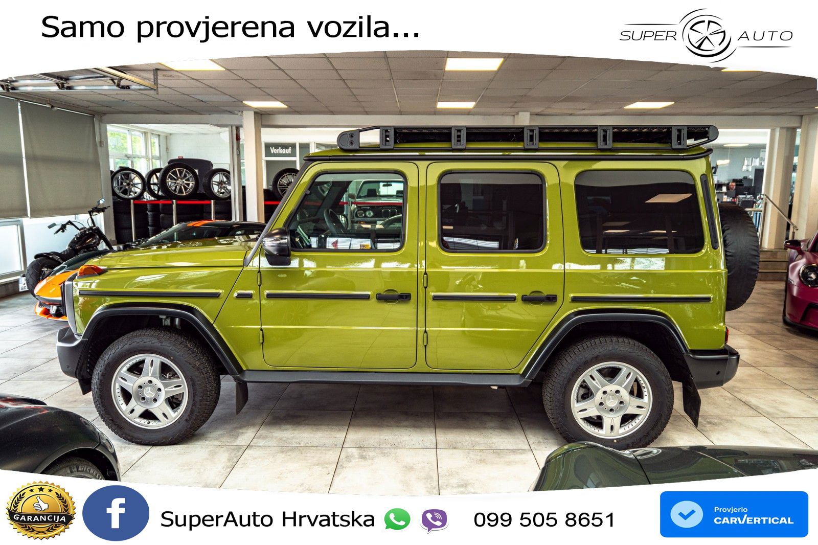 Mercedes G 450d Long (367 KS) 4MATIC 9G-TRONIC ZRAČNI+ACC+4xGR SJED+360