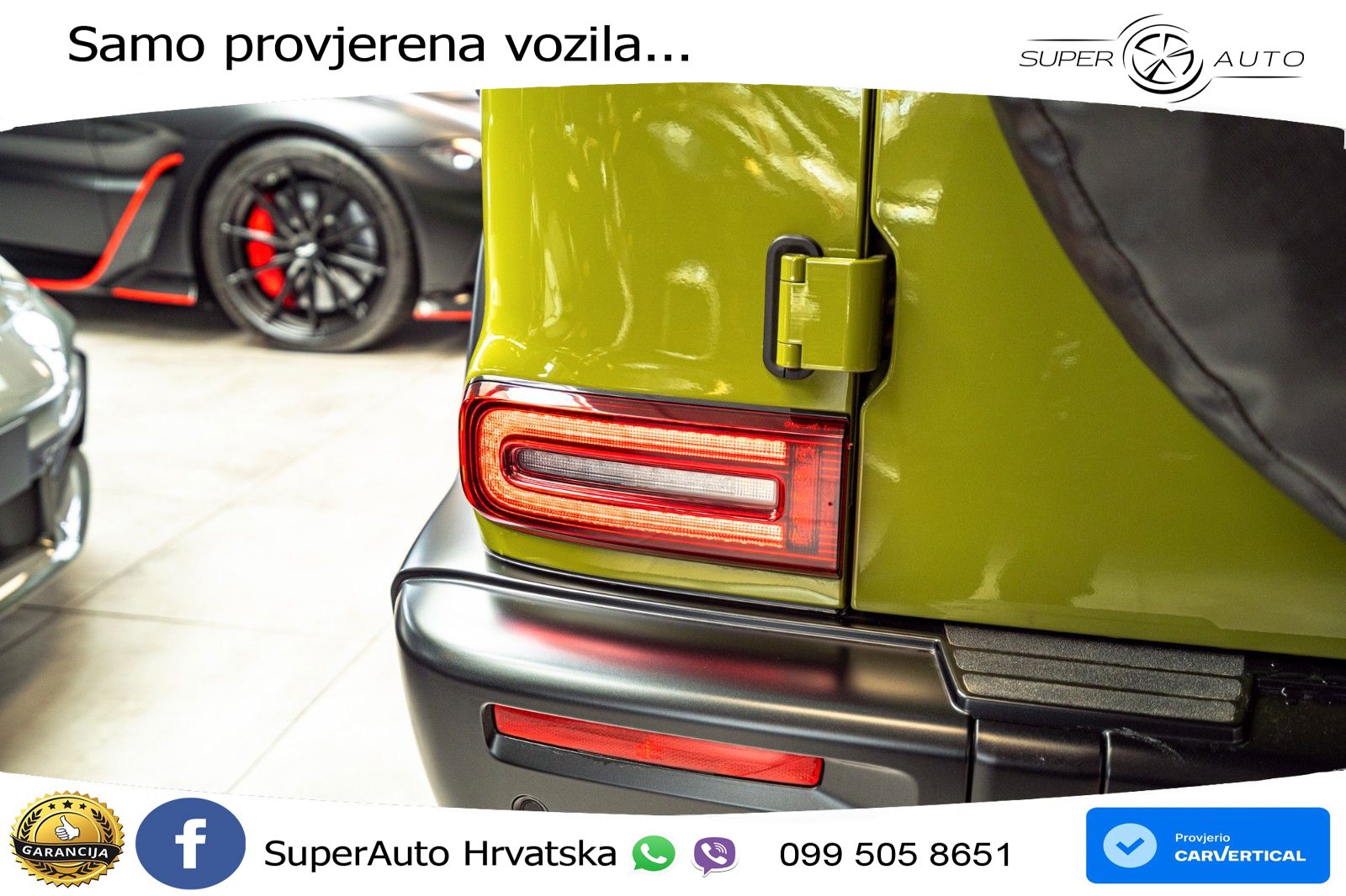 Mercedes G 450d Long (367 KS) 4MATIC 9G-TRONIC ZRAČNI+ACC+4xGR SJED+360