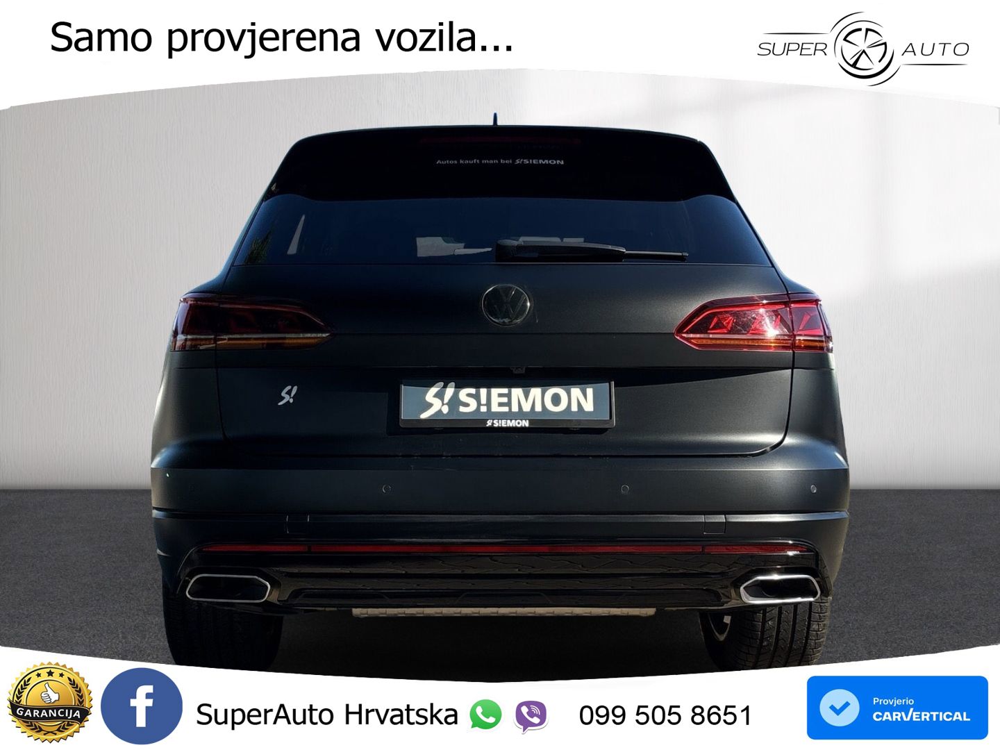 Volkswagen Touareg 3.0 V6 TDI (231 KS) 4MOTION Tiptronic R-Line MATRIX+GR SJED+KAM