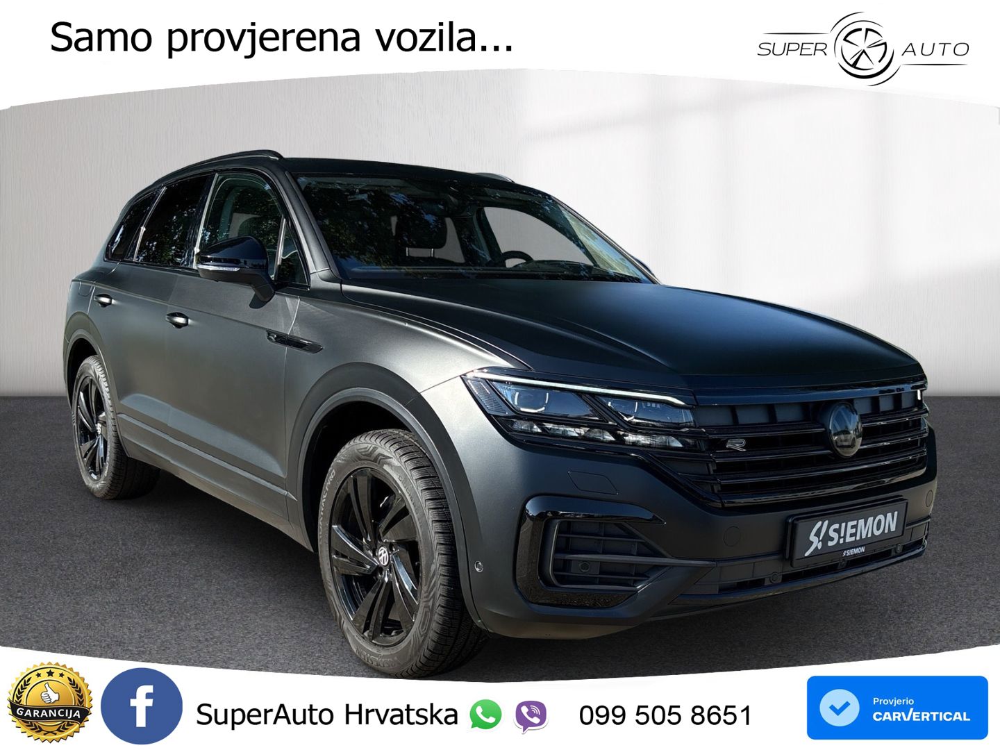 Volkswagen Touareg 3.0 V6 TDI (231 KS) 4MOTION Tiptronic R-Line MATRIX+GR SJED+KAM