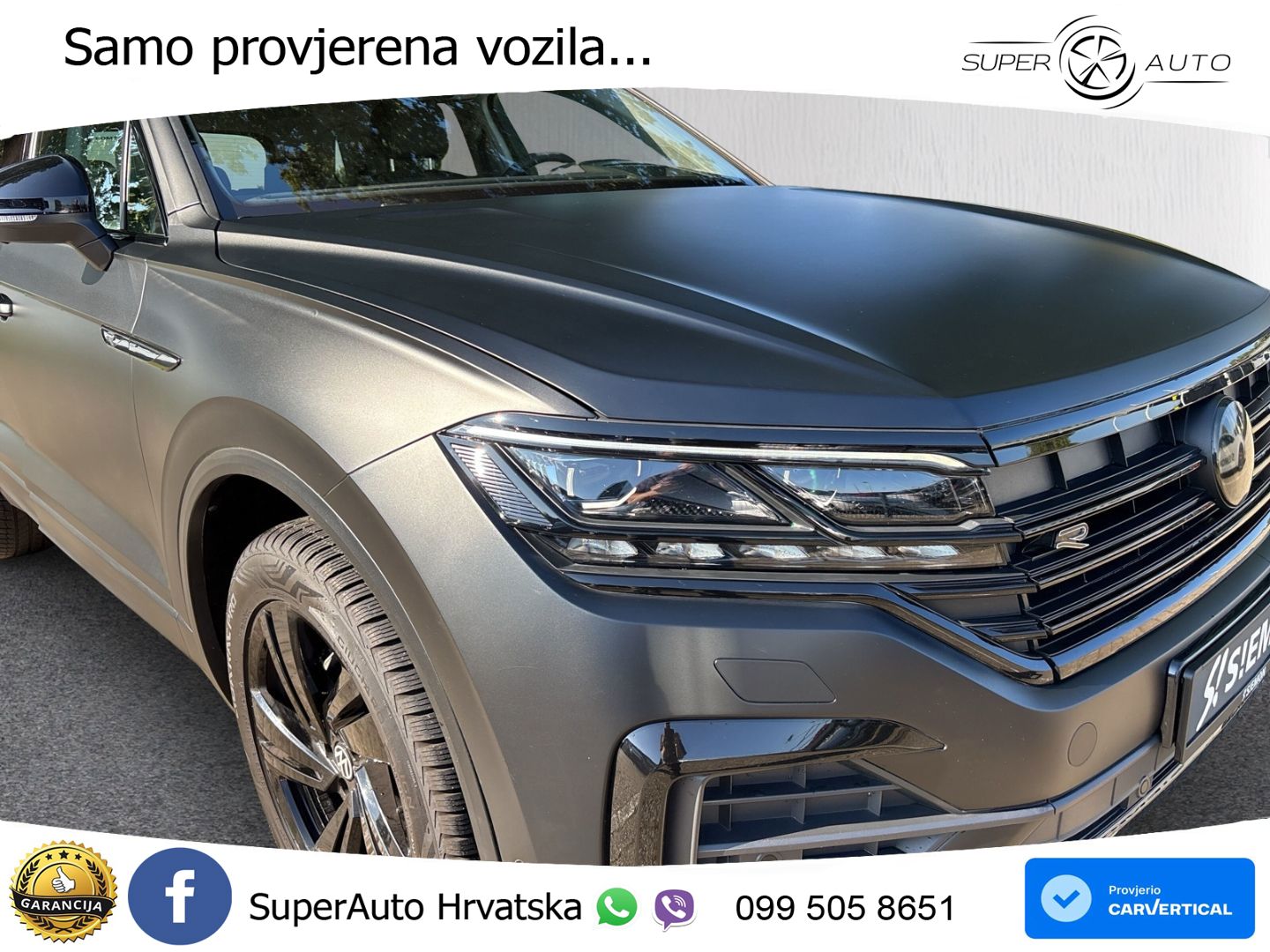 Volkswagen Touareg 3.0 V6 TDI (231 KS) 4MOTION Tiptronic R-Line MATRIX+GR SJED+KAM