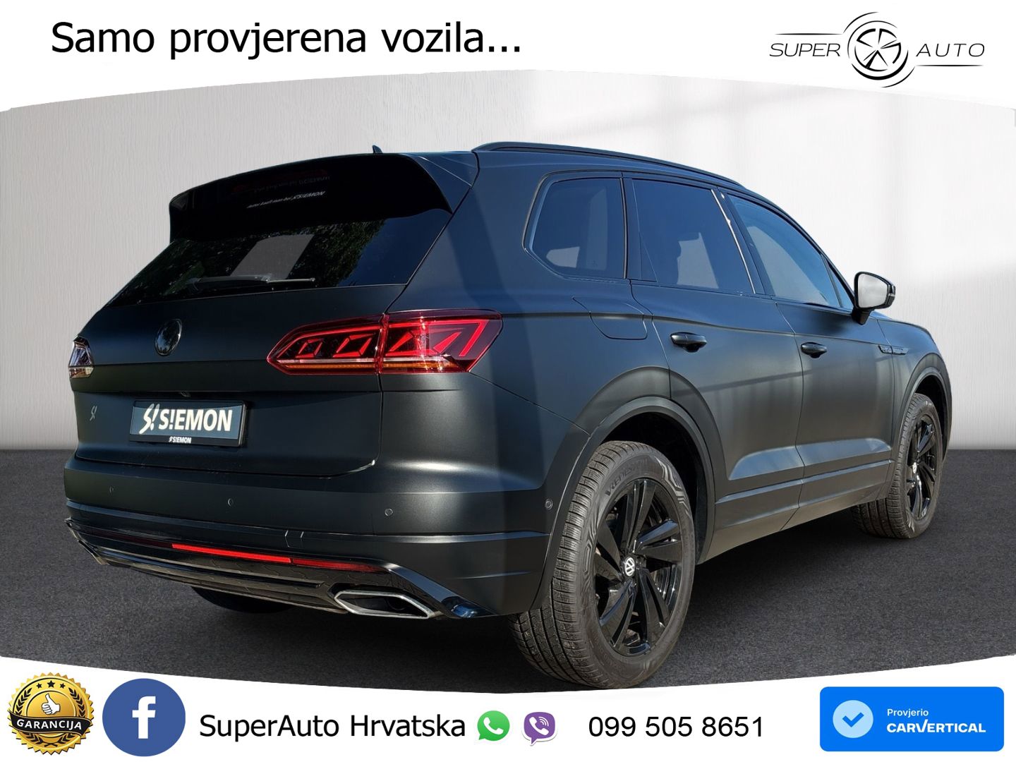 Volkswagen Touareg 3.0 V6 TDI (231 KS) 4MOTION Tiptronic R-Line MATRIX+GR SJED+KAM