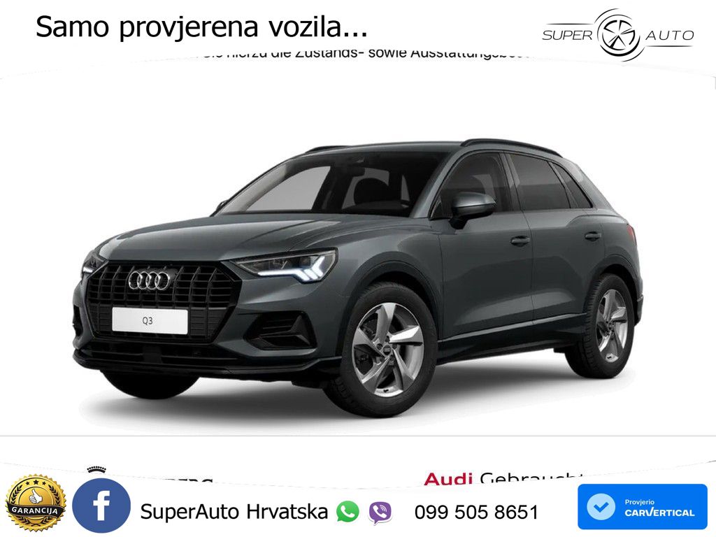 Audi Q3 35 TDI (150 KS) S tronic advanced LED+GR SJED+ACC