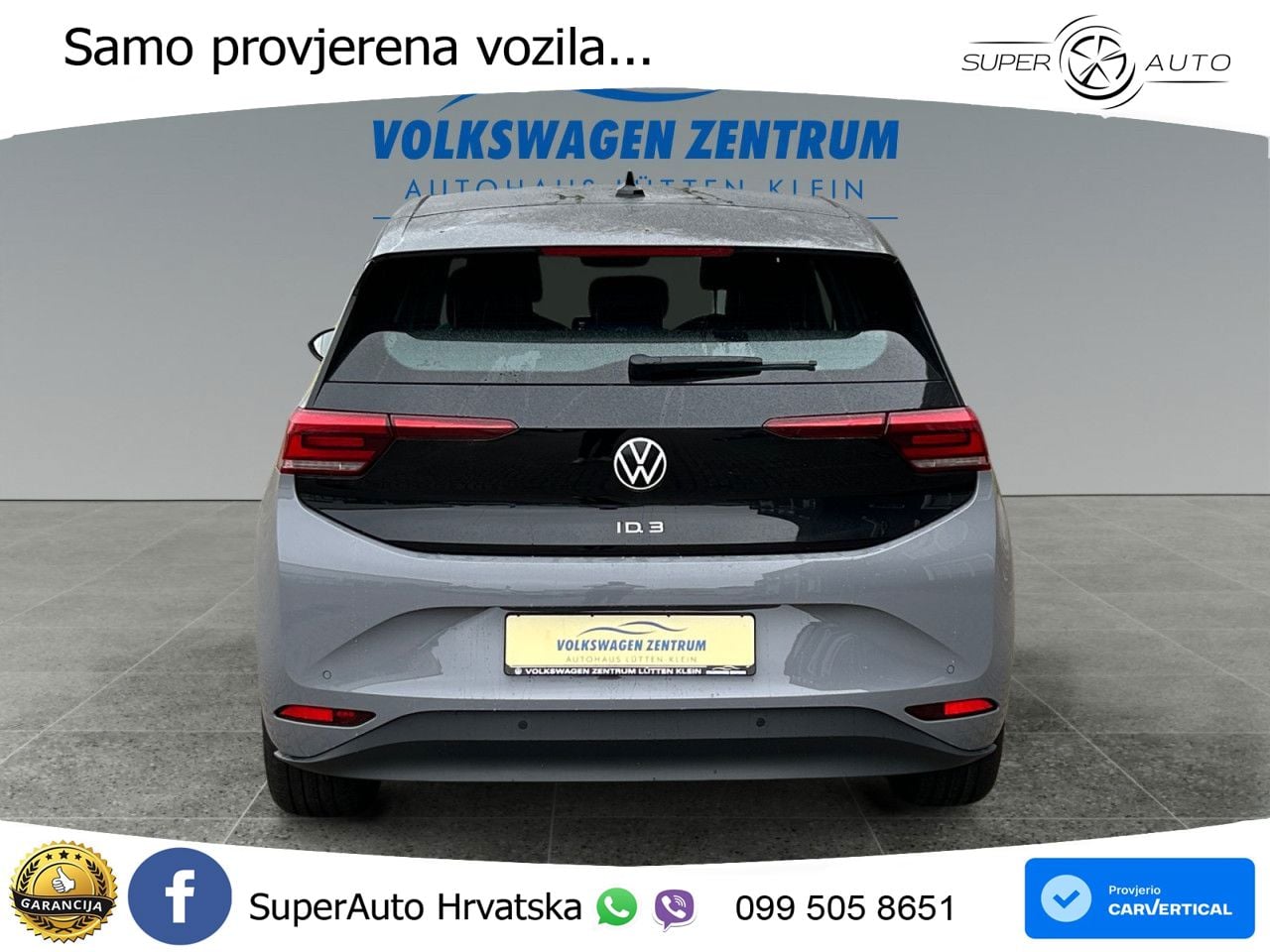 Volkswagen ID.3 Pro 62 kWh (204 KS) LED+GR SJED+ACC