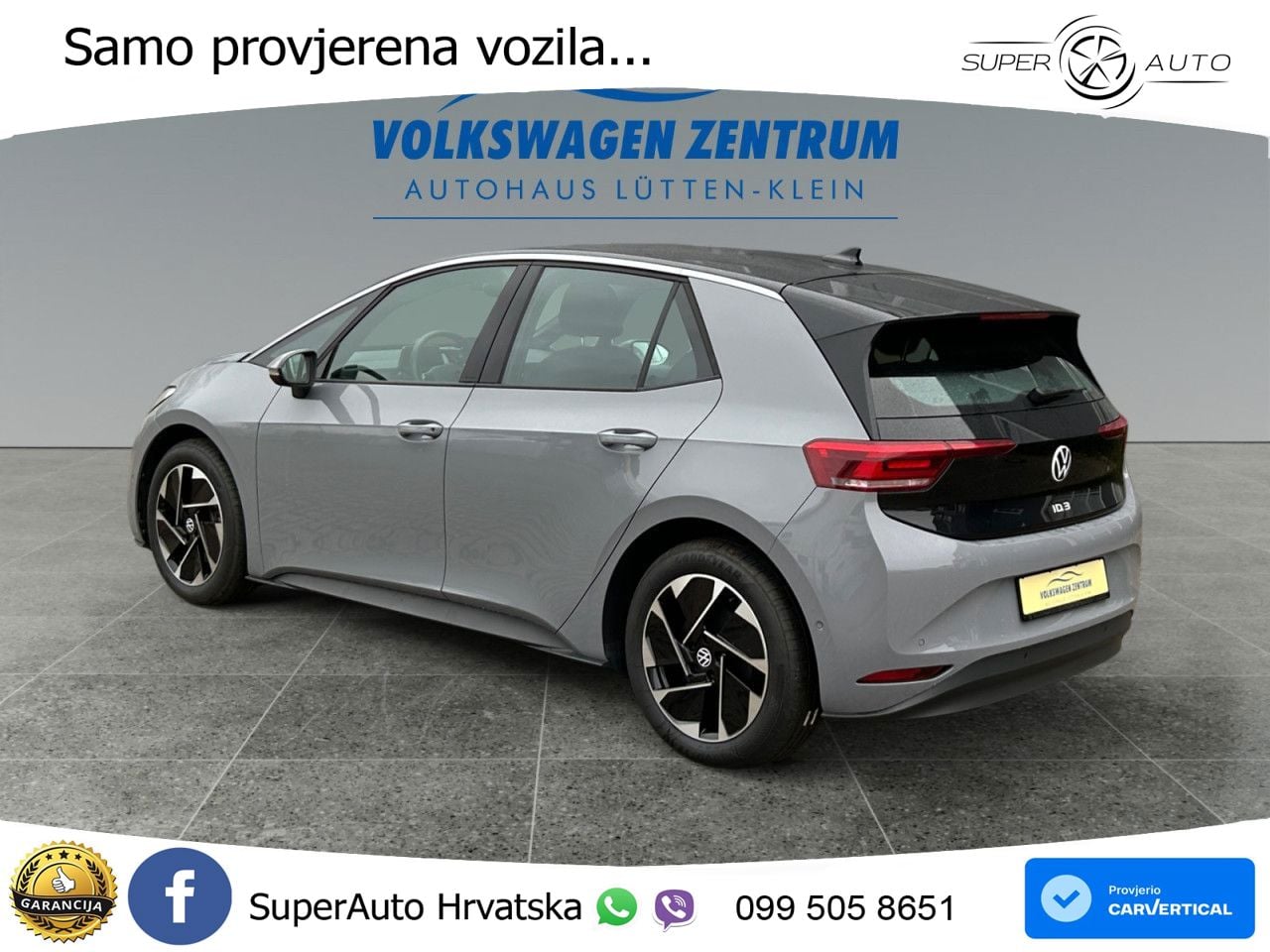 Volkswagen ID.3 Pro 62 kWh (204 KS) LED+GR SJED+ACC