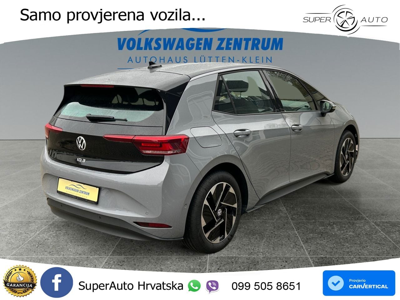 Volkswagen ID.3 Pro 62 kWh (204 KS) LED+GR SJED+ACC