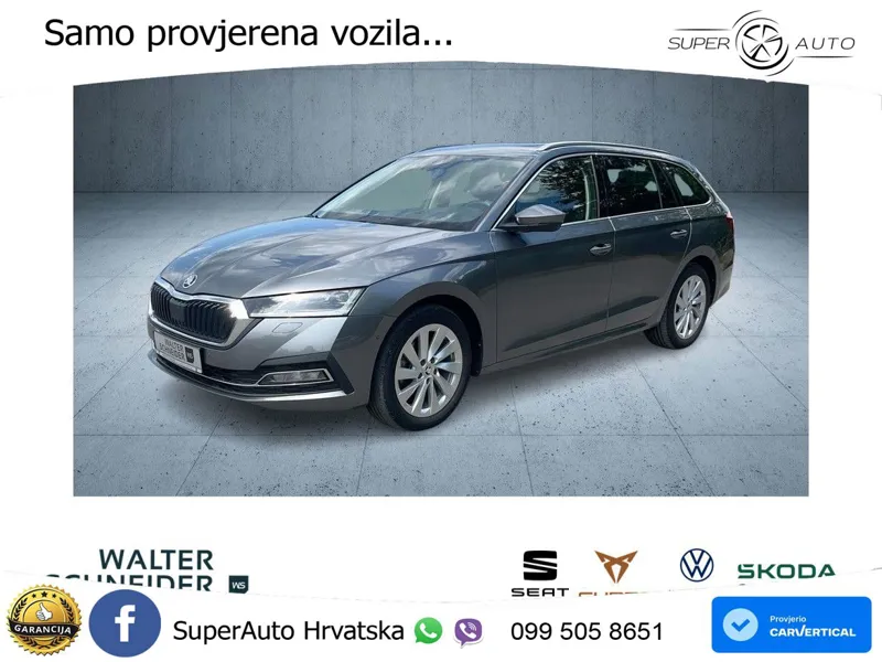 Škoda Octavia Combi 2.0 TDI (150 KS) DSG MATRIX+GR SJED+KAM