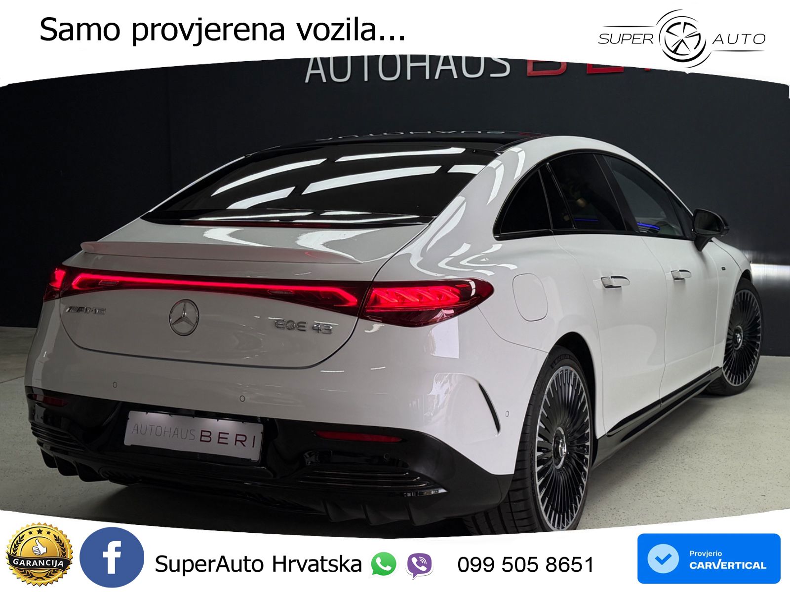 Mercedes EQE AMG 43 100 kWh (476 KS) 4MATIC ACC+HEAD+4xGR SJED+360+PANO