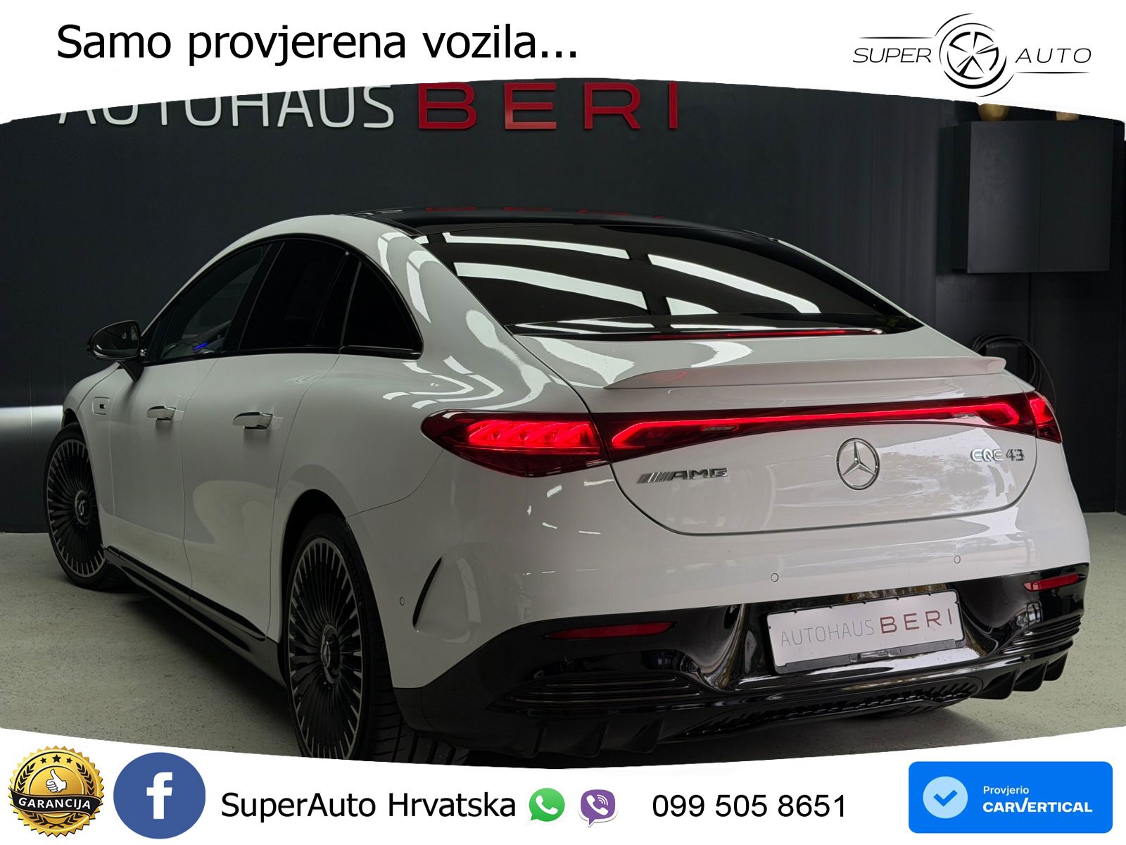Mercedes EQE AMG 43 100 kWh (476 KS) 4MATIC ACC+HEAD+4xGR SJED+360+PANO