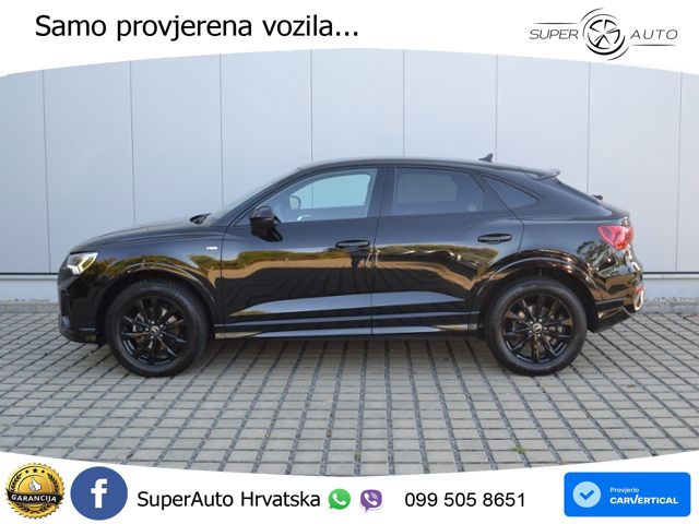 Audi Q3 II Sportback 35 TFSI (150 KS) S line LED+GR SJED+ACC
