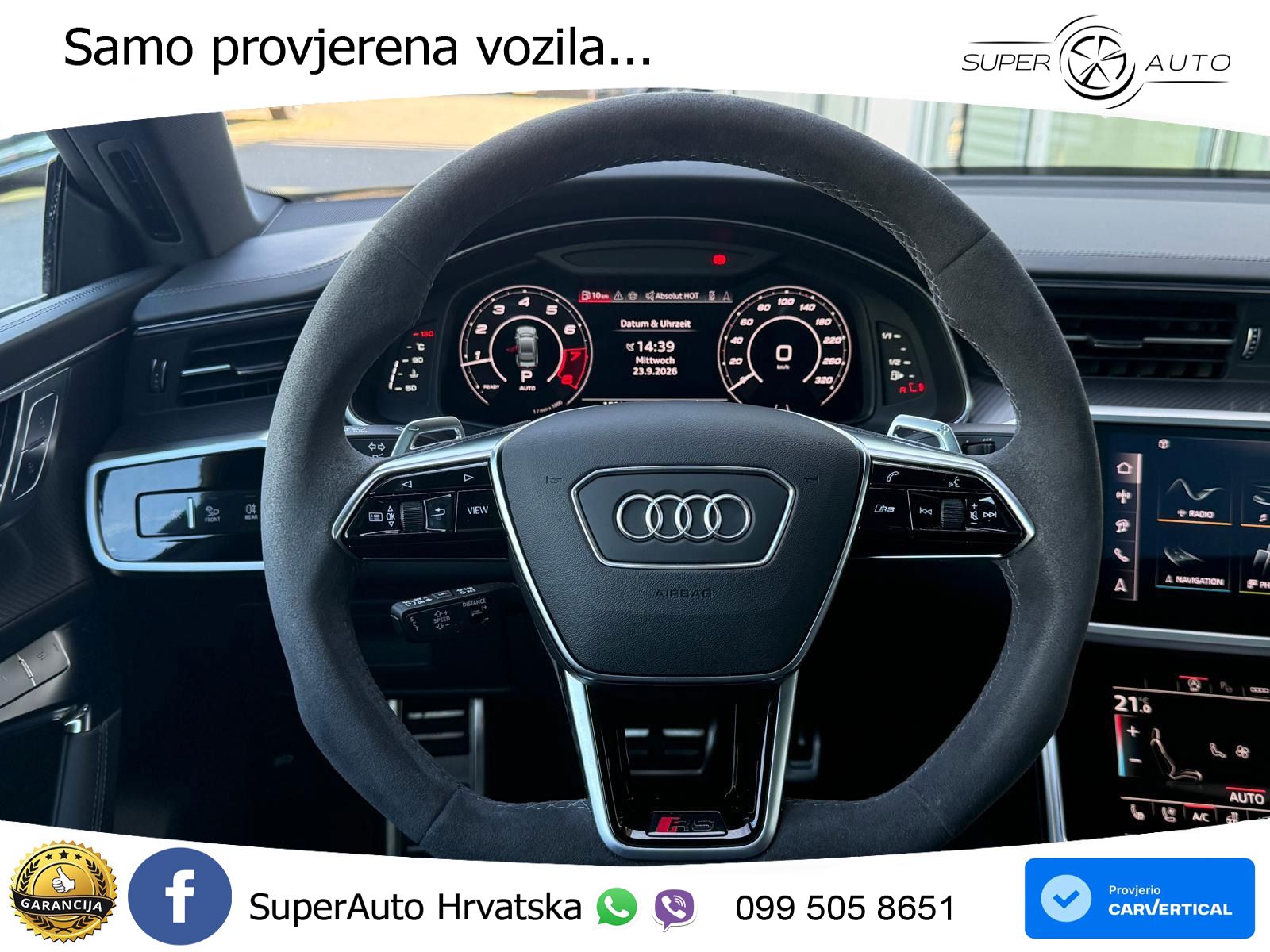 Audi RS7 4.0 TFSI V8 (600 KS) quattro tiptronic LED+GR SJED+ACC